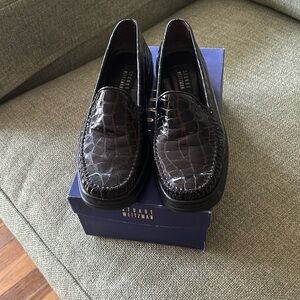 Stuart Weitzman  leather loafers, almost new. Size 9M